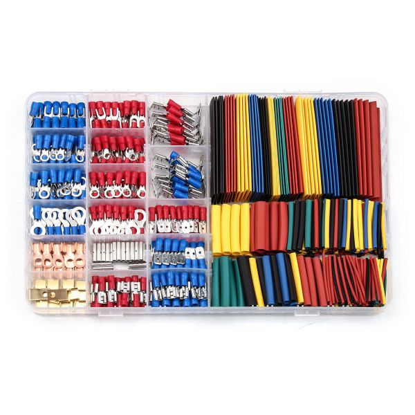 678Pc Assorted Sleeving Tube Wrap Cable Wire Kit Heat Shrink Tubing for DIY