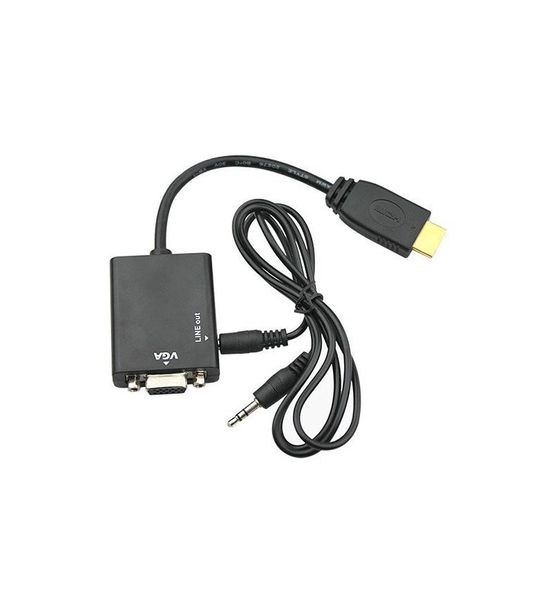 HDMI To VGA+3.5MM Audio 10CM