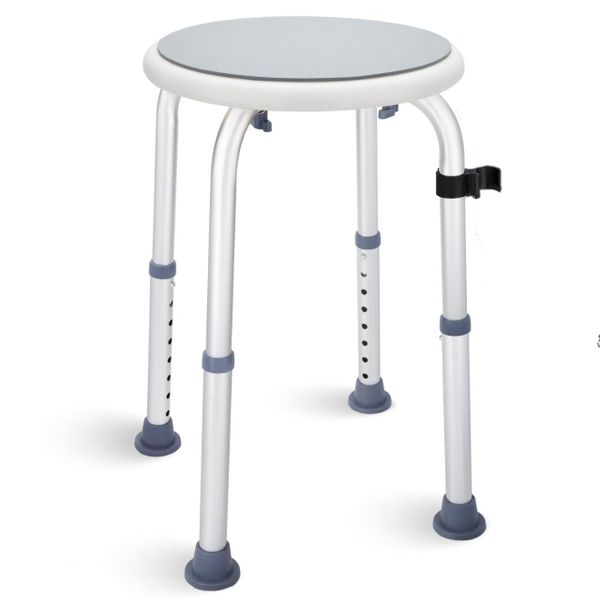 Bath Seat, Adjustable Shower Chair Stool for Elderly and Disabled 350 lbs