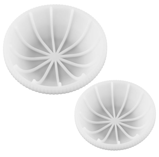 Large Round Striped Bowl Silicon Epoxy Resin Mold - Set of 2