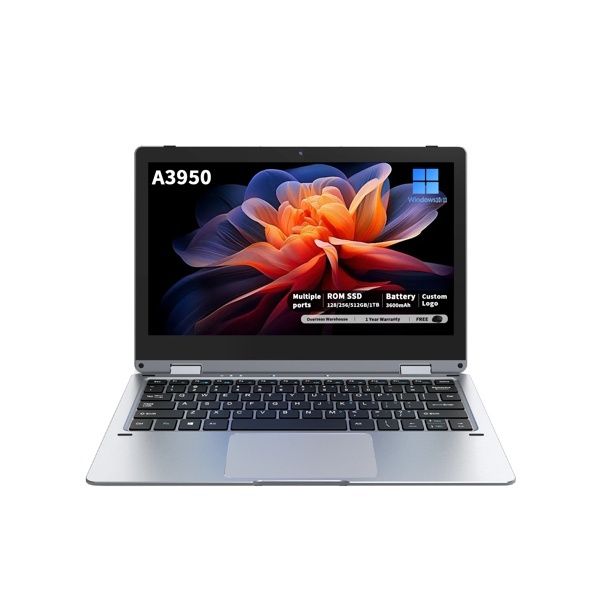 Dixiang 11.6'' 360 Fold Laptop with Intel A3950 CPU, 6GB RAM and 64GB ROM