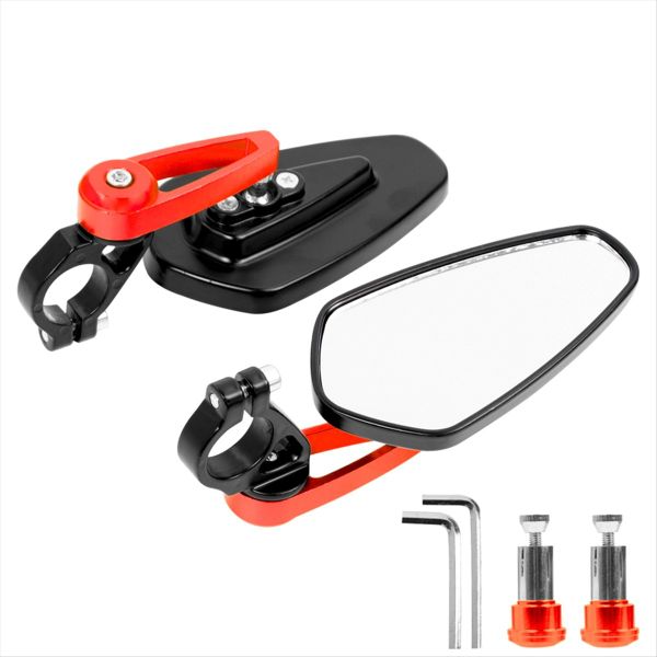 Bicycle Handlebar Reflector Rear View Mirror for Gt/Pro Red