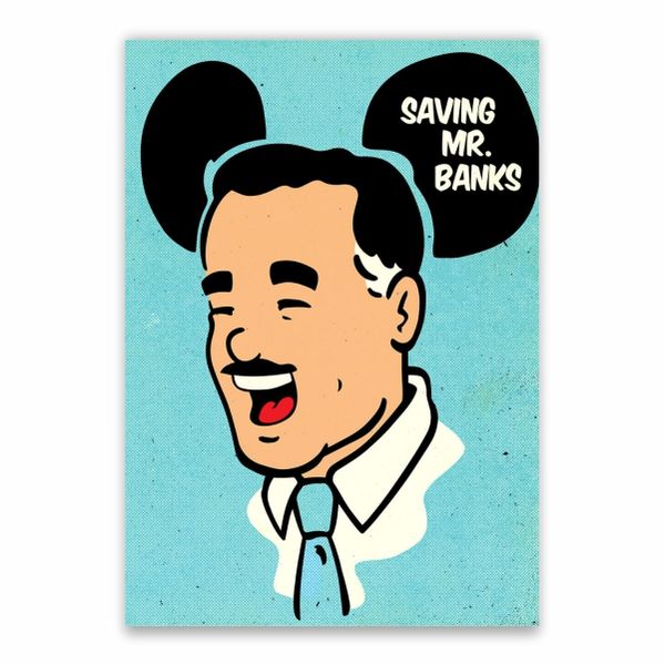 Saving Mr Banks Cartoon Poster - A1