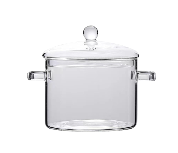 Clear Glass Casserole Dish, Thick Glass Cooking Pots, Cooking Saucepan