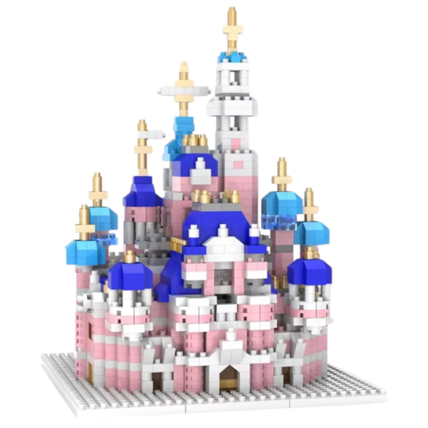 Miniature Castle Building Block Toy Set - Multicolor - 1000-Piece