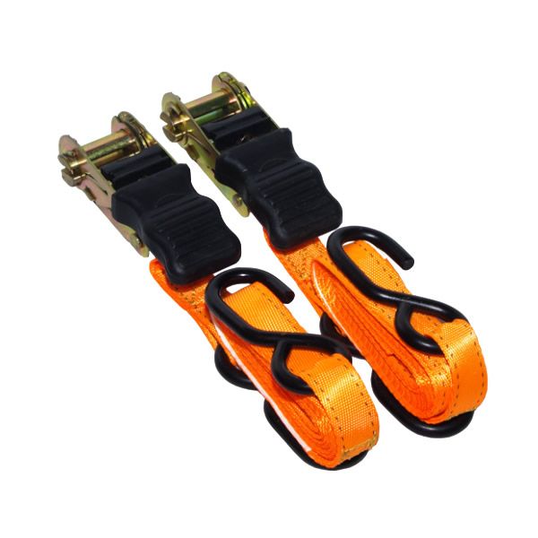 2PC 1 X15FT Ratchet Tie Down Set