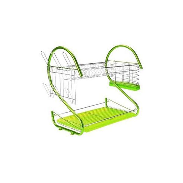 Durable Space Saving Stainless Steel 2-Tier Kitchen Dish Drying Rack