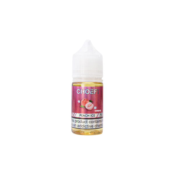 Choef 5%/50mg Salt E-liquid - 30ml - Peach Ice