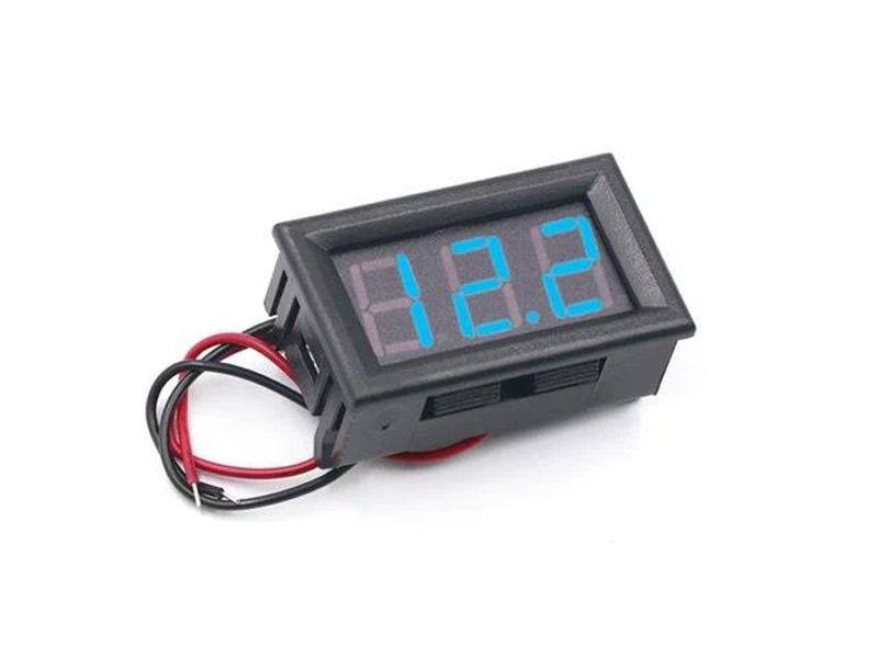 4.5-30v Blue Digital Voltmeter