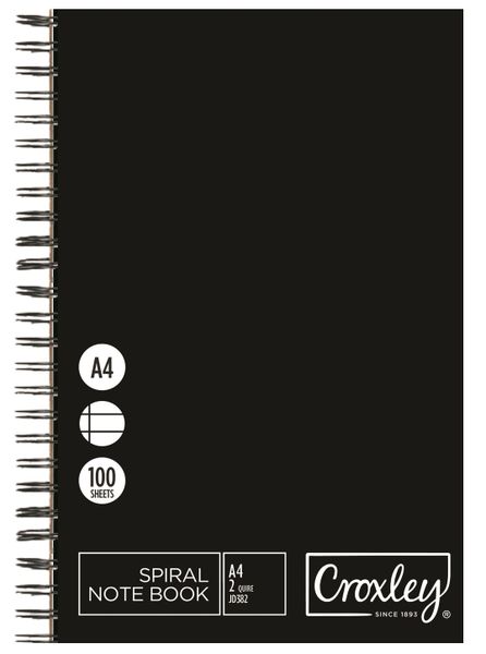 Croxley JD382 100 Page A4 F&amp;M Wire Bound Counter Book (10 Pack)