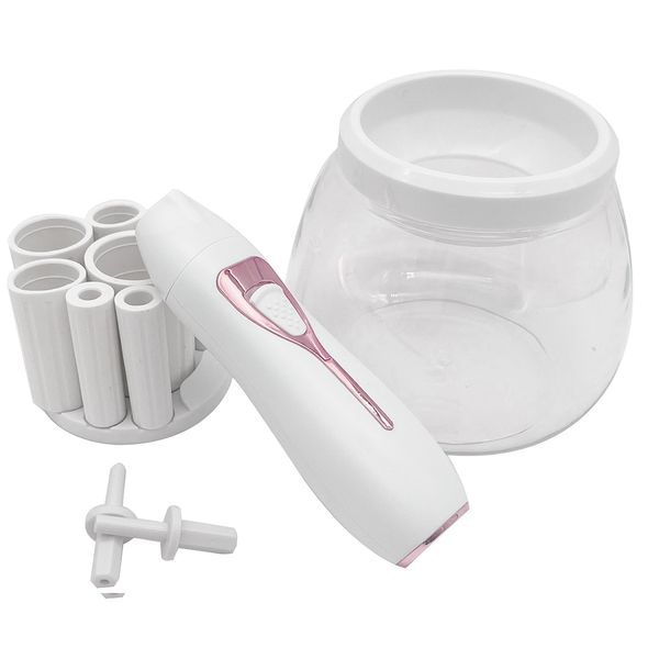 12-Piece Professional Makeup Brush Cleaner Kit - White