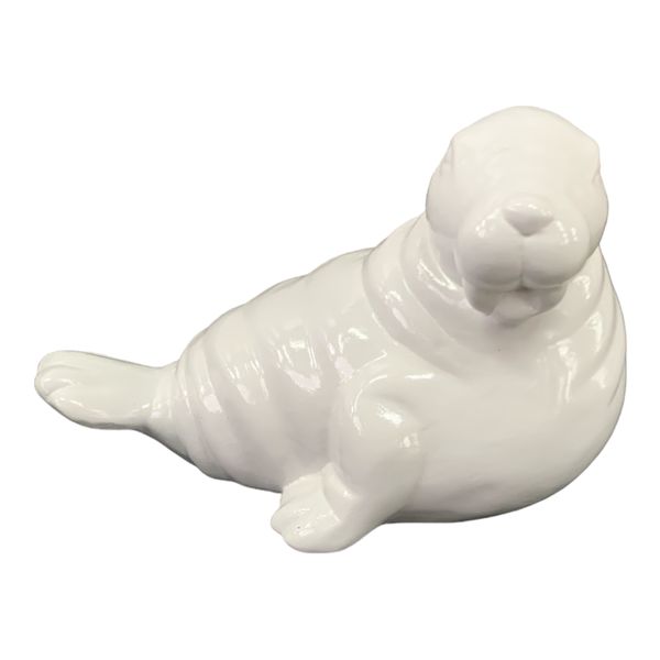 Decor Ceramic 18x35cm Seal Ornament