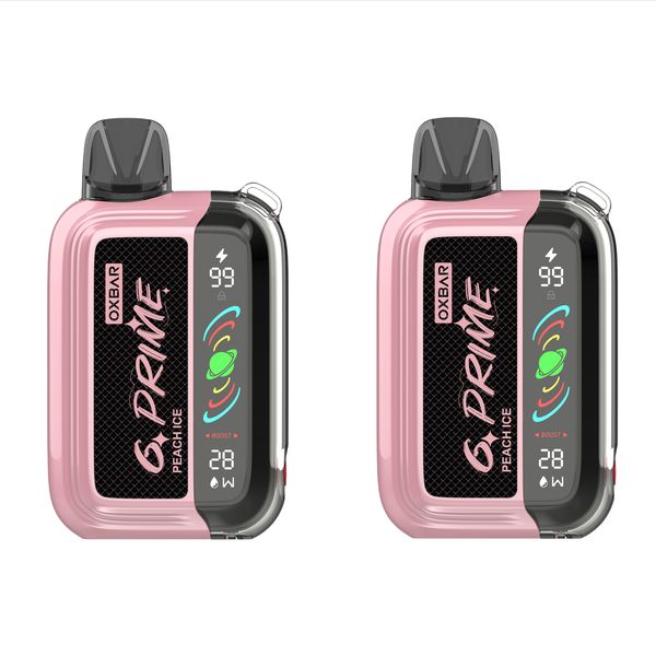 Oxbar G-Prime 25000 Puff Disposable Vape - Peach Ice (Pack of 2)