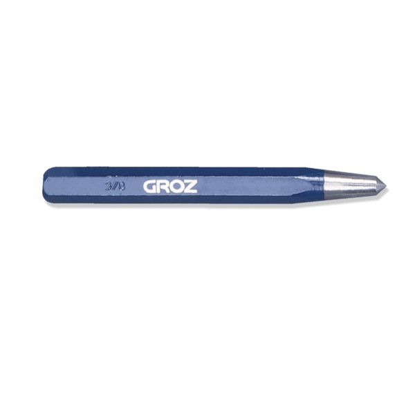 Bulk Pack x 2 Groz - Punch Centre Round Heavy Duty 10mm x 150mm