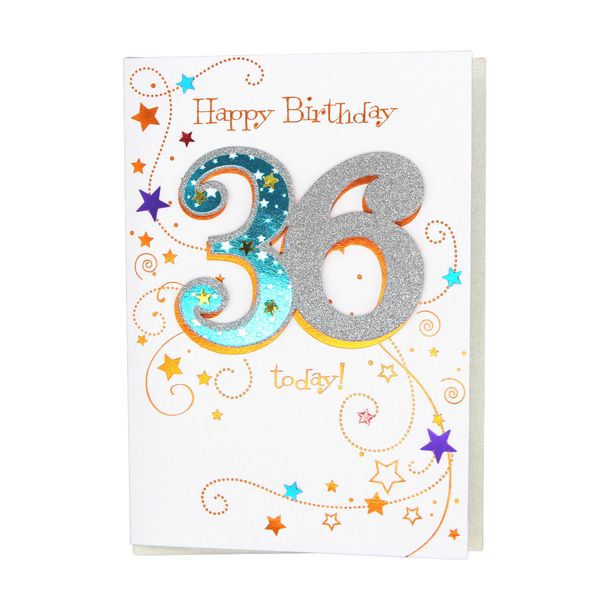 Happy 36th Birthday card