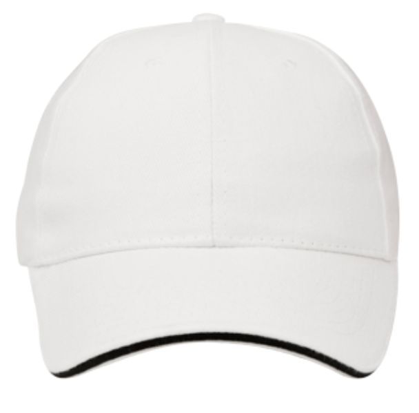 Promotional Sandwich Cap - White &amp; Black image