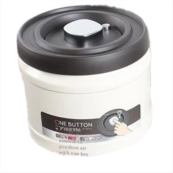 Coffee Bean Vacuum Sealed Tank 1100ML Stainless Steel Grain Tea Nut Keep Fr