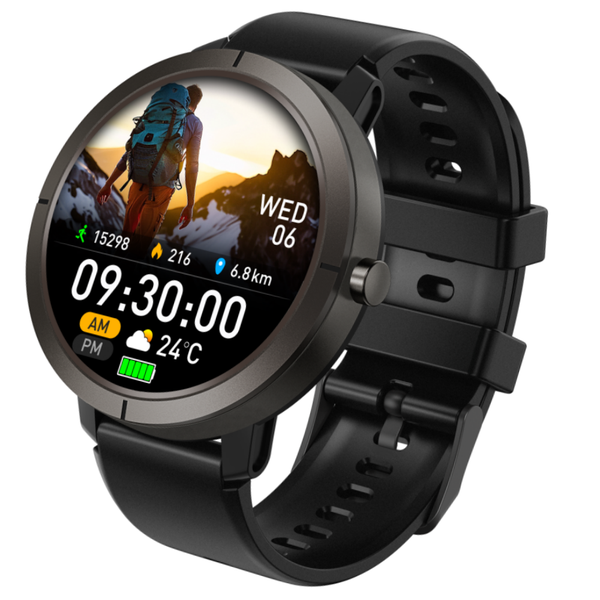 New 5ATM Smart Watch with Built-in GPS - 1.32" AMOLED HD Screen, BLE 5.3