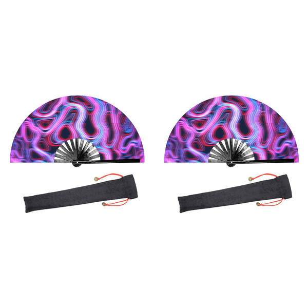 Raves Folding Hand Fan For Women/Men Handheld Fan For Performance