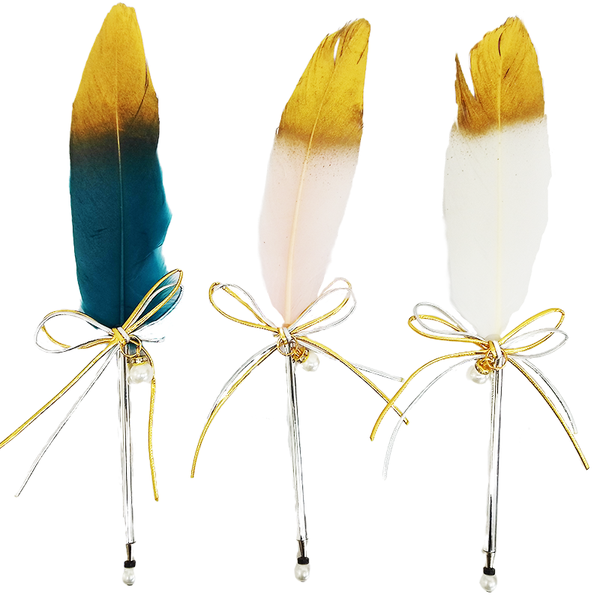 Ombre Shaded Fashionable Feather Pen