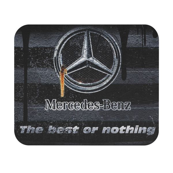 Black Mercedes Mouse Pad 18x22cm