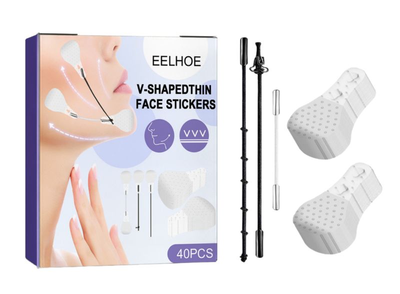 40Pieces Shapedthin Face Stickers-Shrinks Chin Muscles, Shapes V-face