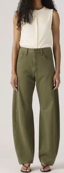 Levi's Cinch Barrel Women's Jeans - Washed Ivy Green