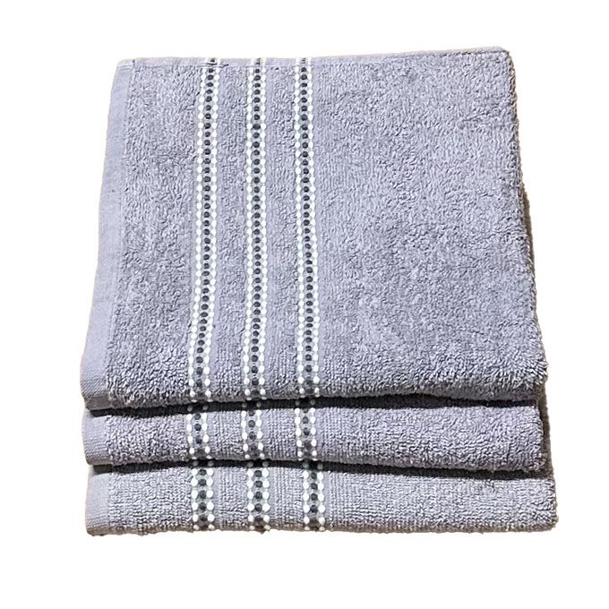 Hand Towel 3 Pack Cotton 50 x 100cm
