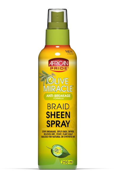 African Pride - Olive Miracle Braid Sheen Spray