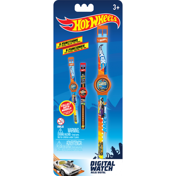 Hotwheels Lcd Watch - 5 Function - Assortment Order