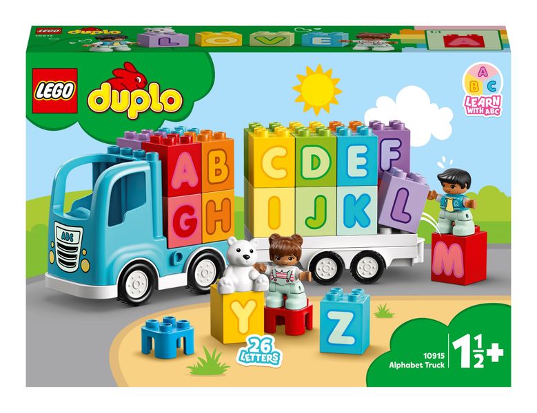 LEGO® DUPLO® My First Alphabet Truck 10915 Building Toy Cars - 36 Pieces