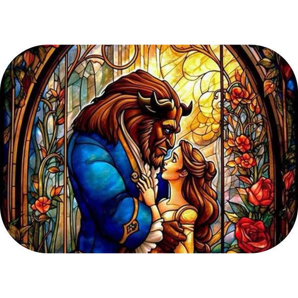 Broken Glass Beauty And The Beast Printed Mouse Pad