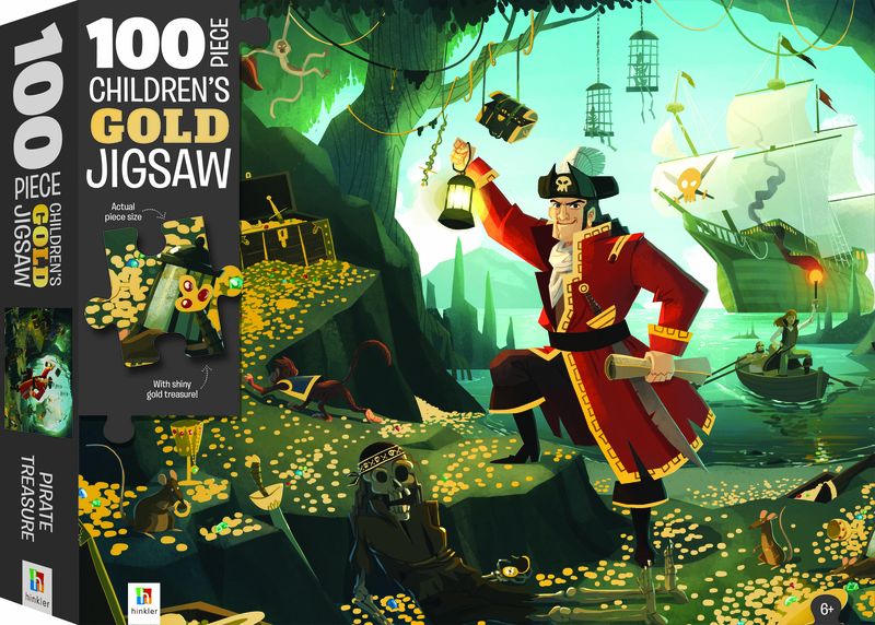 100 Piece Children's Gold Jigsaw: Pirates
