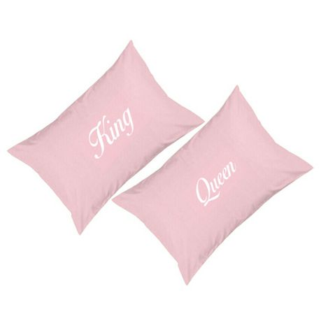 pink and white pillow cases