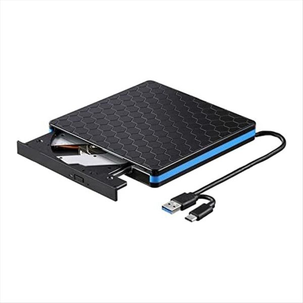 Dvd Player External Optical Drive Type-C Usb 3 0 2-In-1 Cd/Dvd Writer