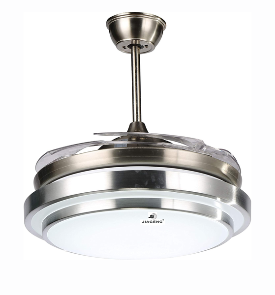 Remote Ceiling Fan with Light, Quiet 6-Speed 3-light Invisible Timmer Fan