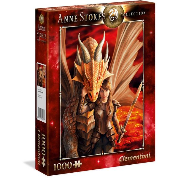Clementoni 1000 Piece Puzzle - Anne Stokes - Inner Strenght