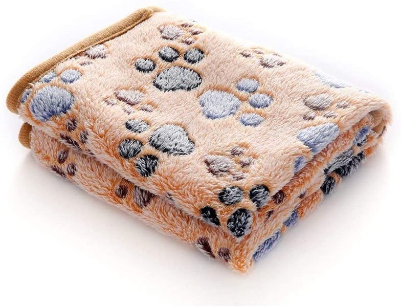 Pets Super Soft Fluffy Fleece Blanket Brown - Large