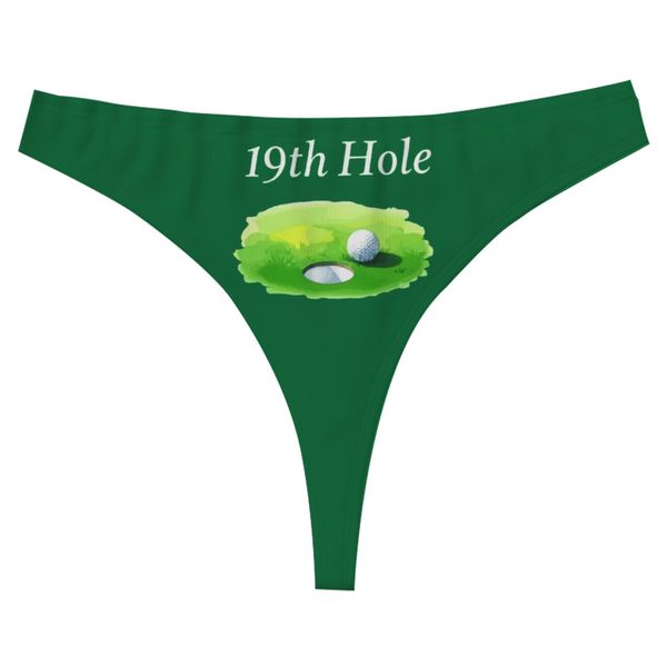 Thong Underwear G-Strings Funny 19th Hole Golf Valentine's Gift for Golfer