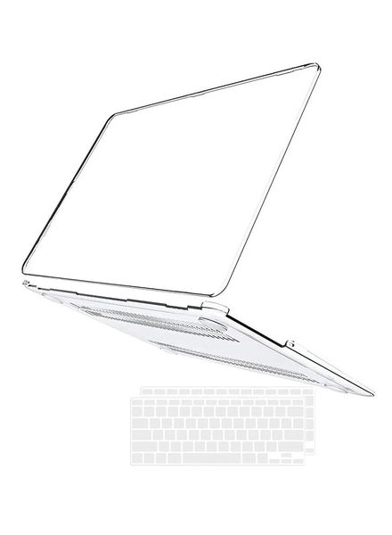 Crystal Clear Case for MacBook Air 13 inch 2020 2019 2018 + Keyboard Cover