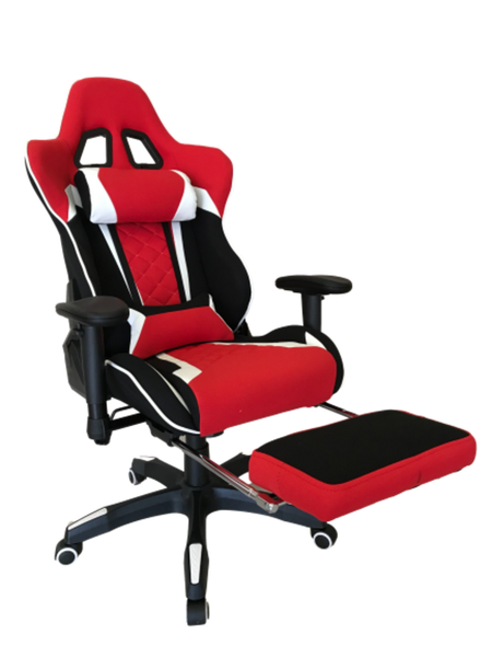 Scarlet Ergonomic Gaming Chair with Footrest