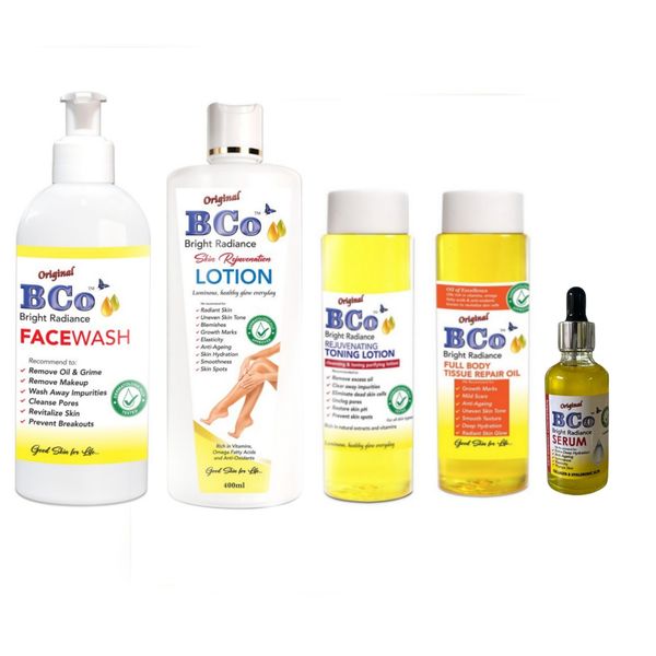 Bco Bright Randiance Lotion, Repair Oil, Face Wash, Toner &amp; Serum