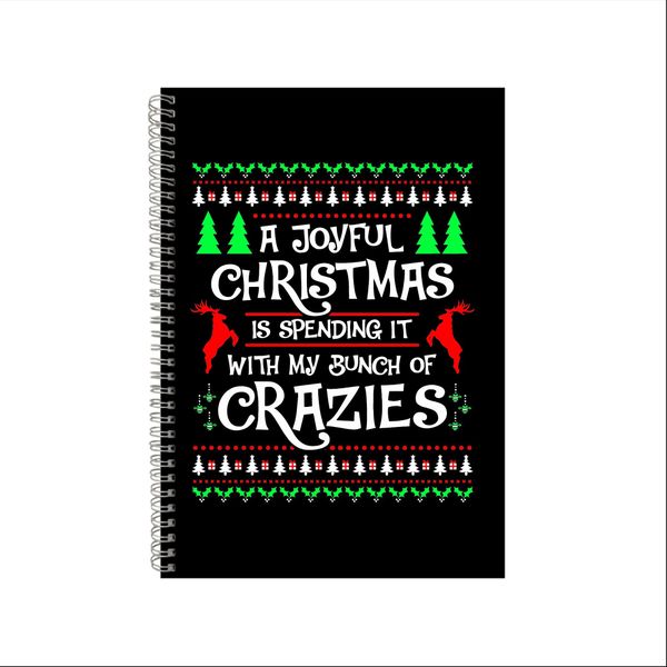 Christmas Wire Bound Notebook Gift Idea Writing Books A4 Notepad