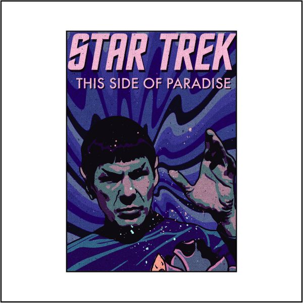 Star Trek side of Paradise - A1 Poster