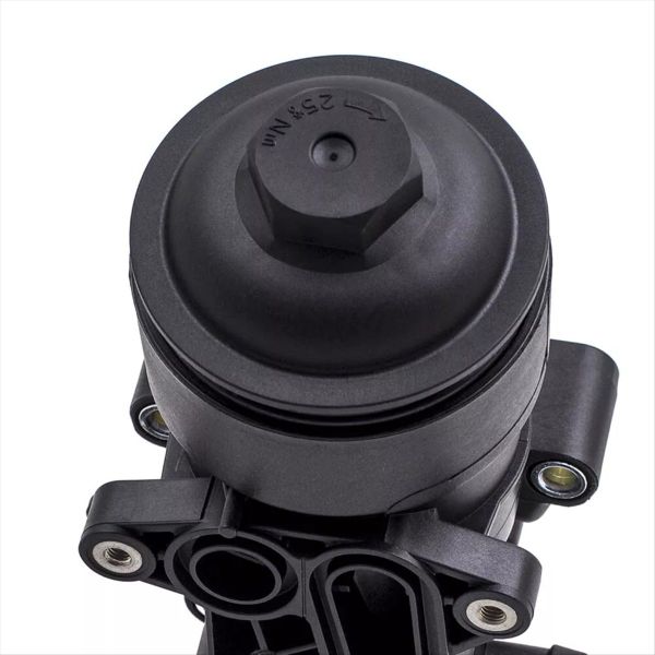 Engine Oil Filter Housing &amp; Oil Cooler for Vw Skoda Compatible with Audi