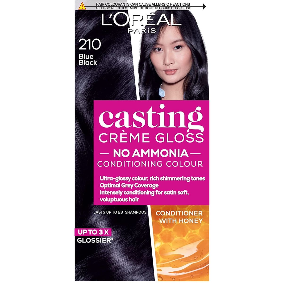 LOreal Casting Creme Gloss Hair Colour Dye 210 Blue Black | Buy Online in  South Africa 
