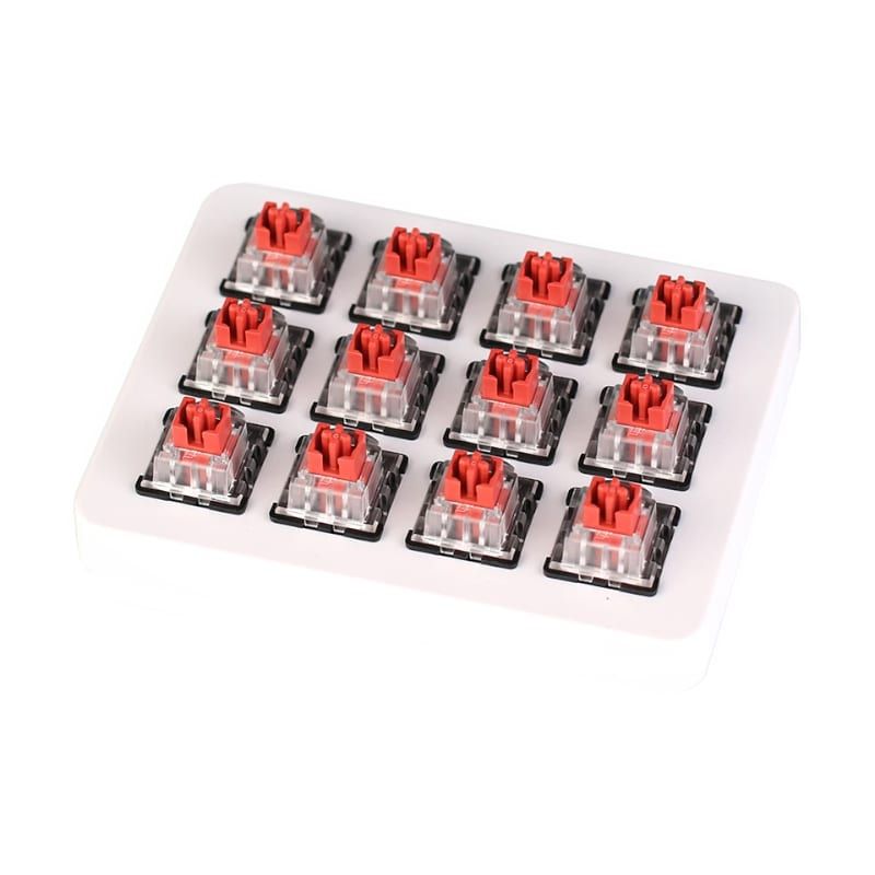 Keychron K4 & K6 Low Profile Optical Red Switch 12 Piece Set with
