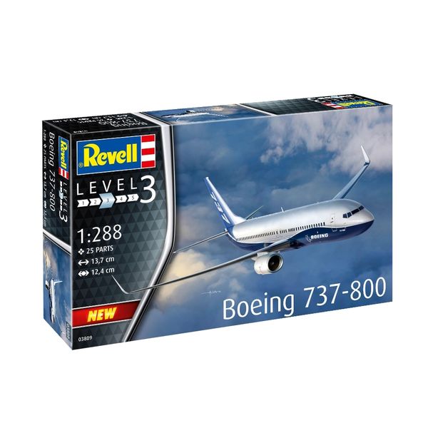 Revell 1/288 Boeing 737-800 Plane Plastic Model Kit