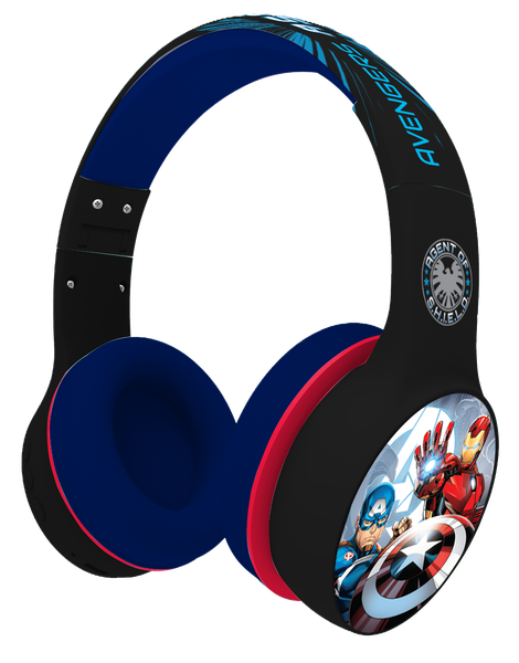 Marvel Avengers Bluetooth Padded Headphones for kids with dB Switch