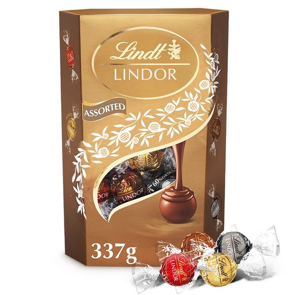 Lindt LINDOR Assorted Truffles 337g Box